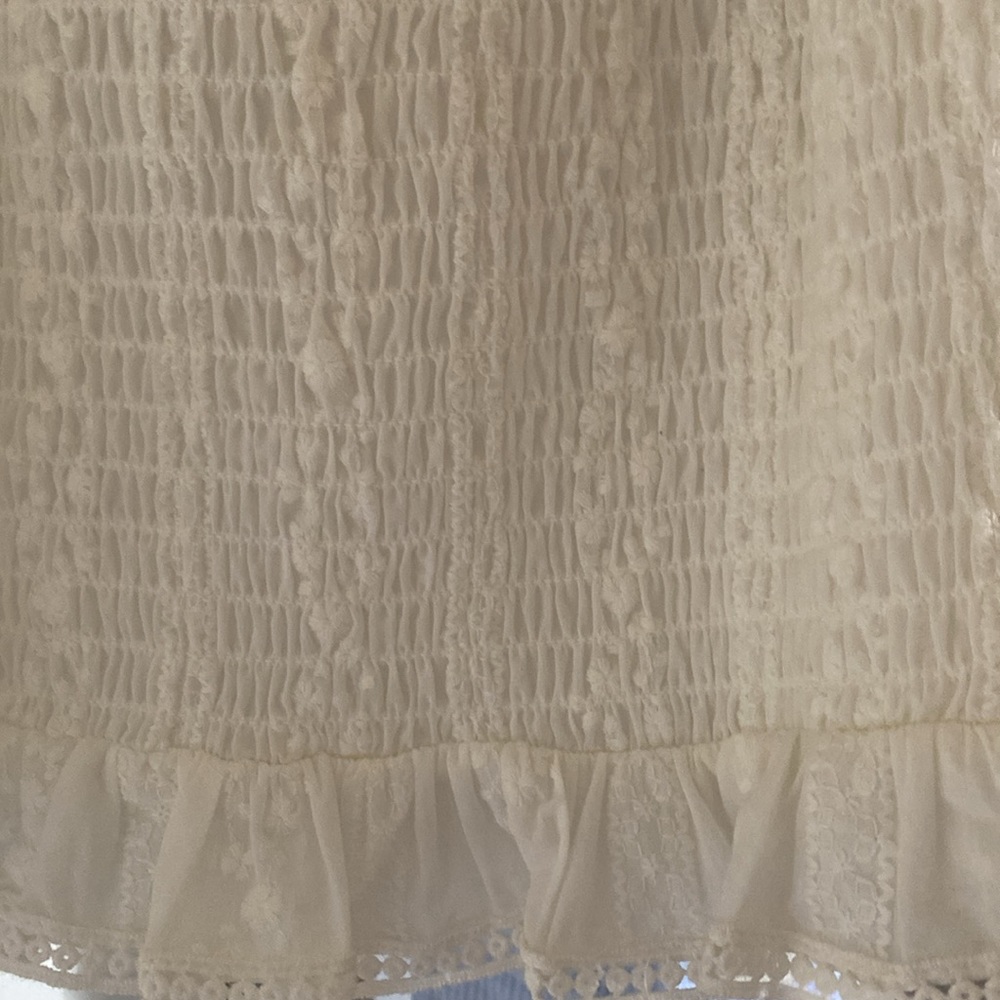 Brand new Shabby Chic White Top Xl. $15 - Picture 4 of 5